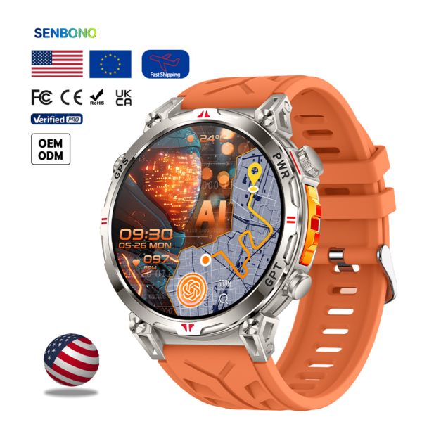 Reloj Inteligente SENBONO KC93 con GPS