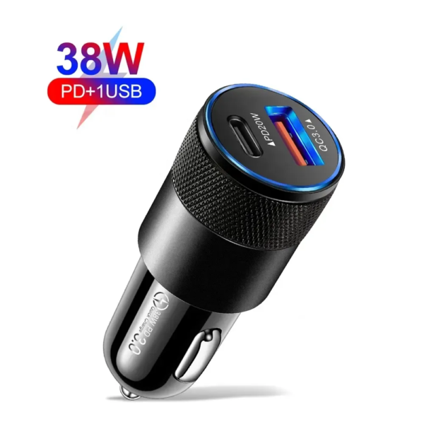Adaptador Cargador de Coche USB